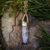 Vera Cruz Amethyst Point Triangle Top Necklace