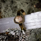 Faceted African Sunstone Ring
