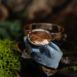 Faceted Sunstone Ring