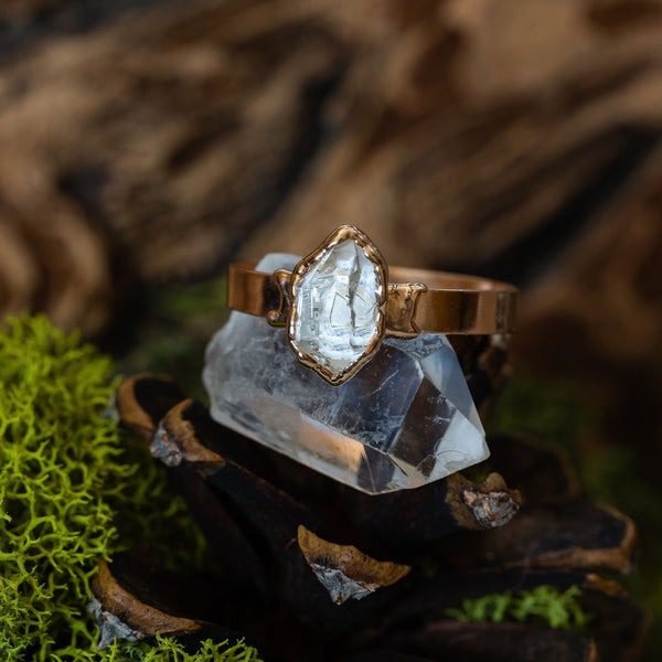 Herkimer Diamond Ring