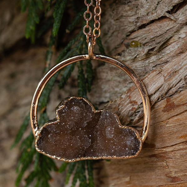 Druzy Cloud Necklace