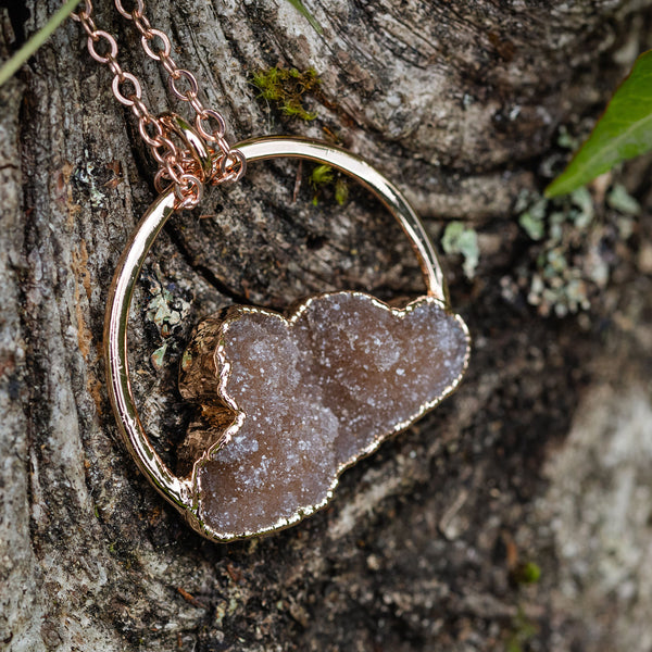 Druzy Cloud Necklace