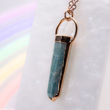 Amazonite Point Round Top Necklace