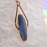 Blue Kyanite Teardrop Top Necklace