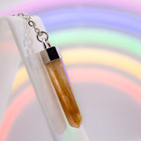 Faceted Citrine Point Necklace