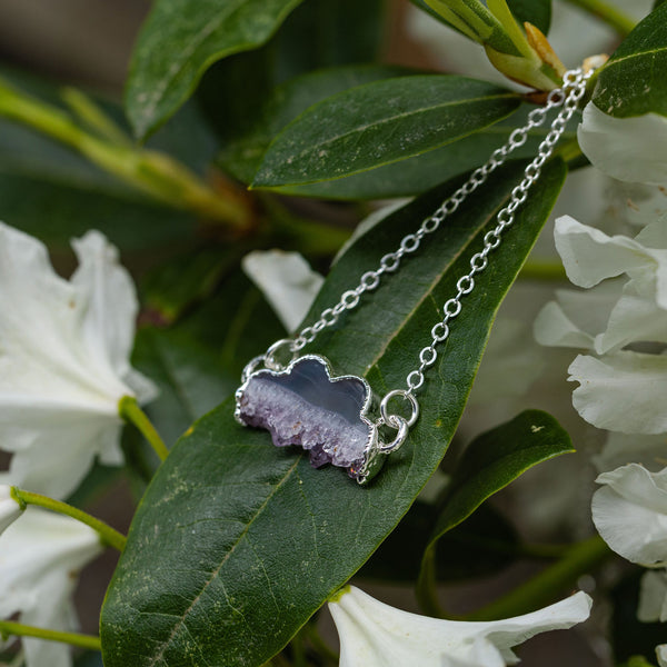 Amethyst Stalactite Cloud Necklace