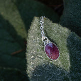 Rose Cut Ruby Necklace