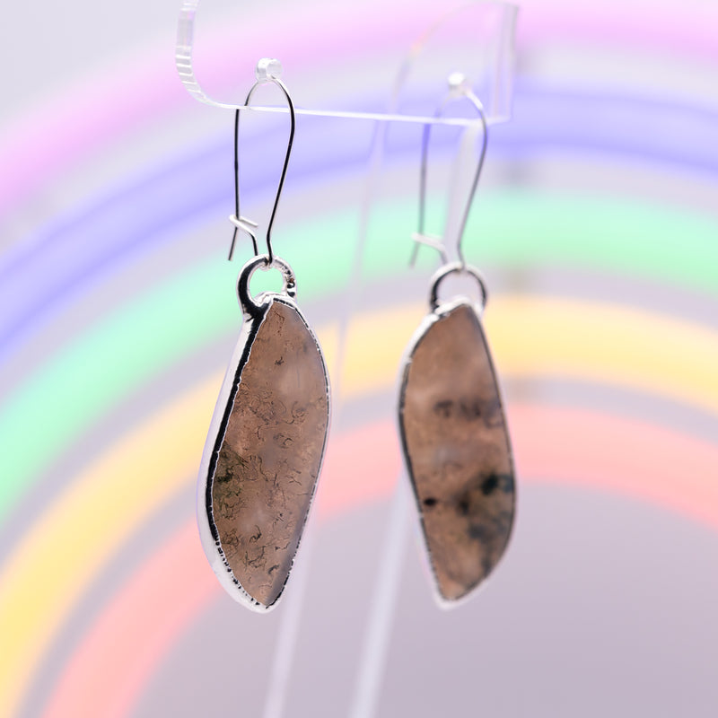 Moss Agate Earrings