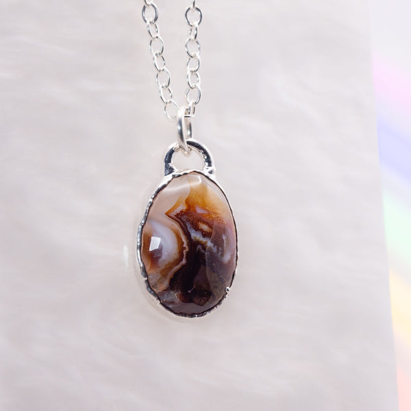 Fire Agate Necklace