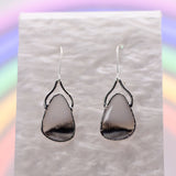 Dendritic Opal Freeform Earrings