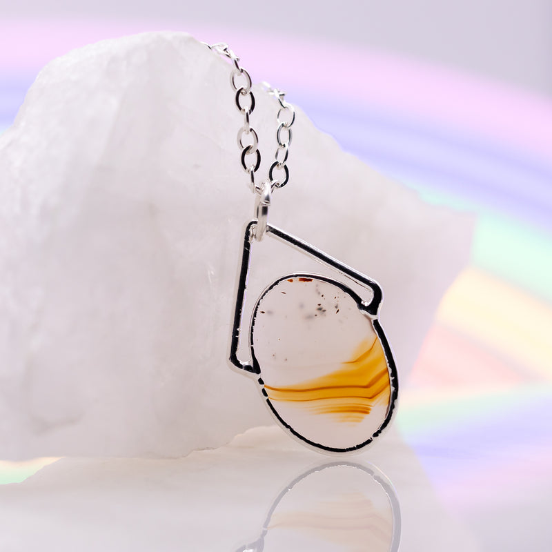 Montana Iris Agate Necklace