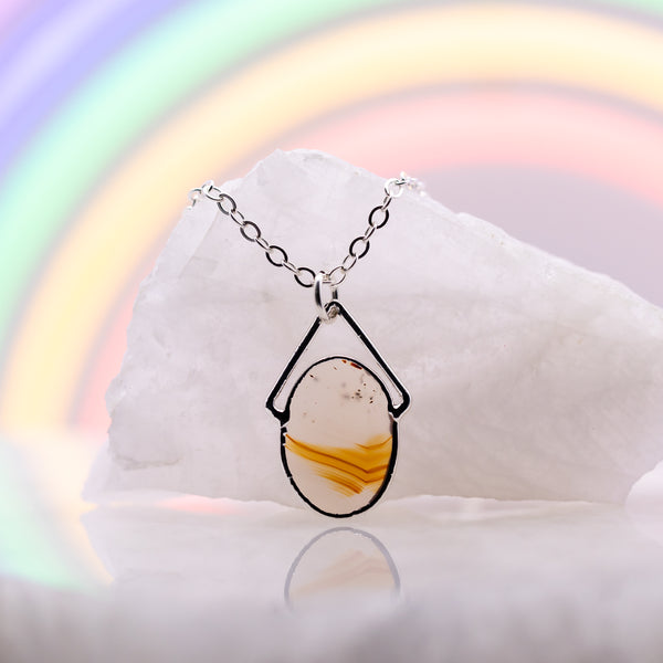 Montana Iris Agate Necklace