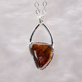 Rutilated Quartz Freeform Necklace