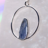 Blue Kyanite Teardrop Necklace