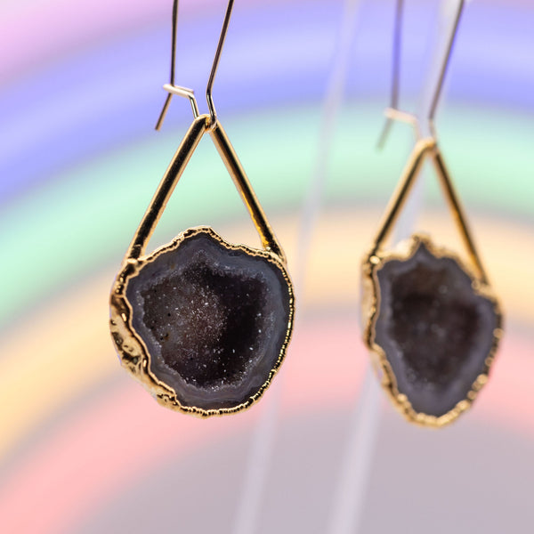 Tobasco Geode Earrings