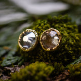 Swarovski Crystal Clear Round Post Earrings